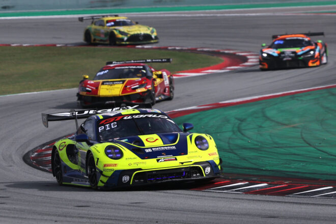 ルトロニック、ポルシェチーム初のエンデュランス・カップ王者に。最終戦バルセロナはガレージ59マクラーレンが圧勝／GTワールドチャレンジ・ヨーロッパ