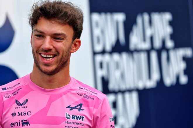 2025年F1第18戦シンガポールGP　ピエール・ガスリー（アルピーヌ）