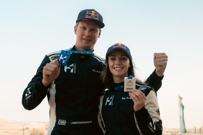 水素燃料新時代開幕。サウジ新チームのテイラー＆ハンセン組が初代ウイナーに／Extreme H開幕戦