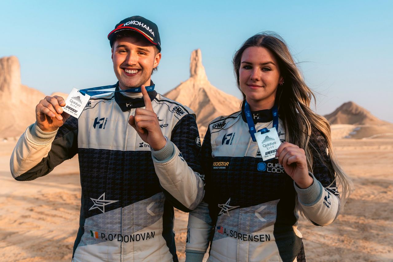 水素燃料新時代開幕。サウジ新チームのテイラー＆ハンセン組が初代ウイナーに／Extreme H開幕戦