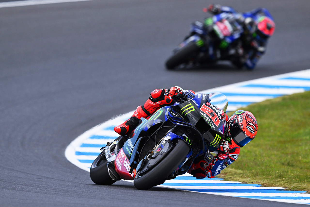 ヤマハ2台とも好調トップ6「今年は少し良い感触」とクアルタラロ／第19戦オーストラリアGP