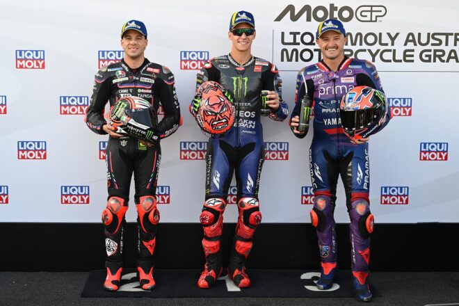 クアルタラロが終盤逆転でポール獲得。ドゥカティが不在のフロントロウに／第19戦オーストラリアGP