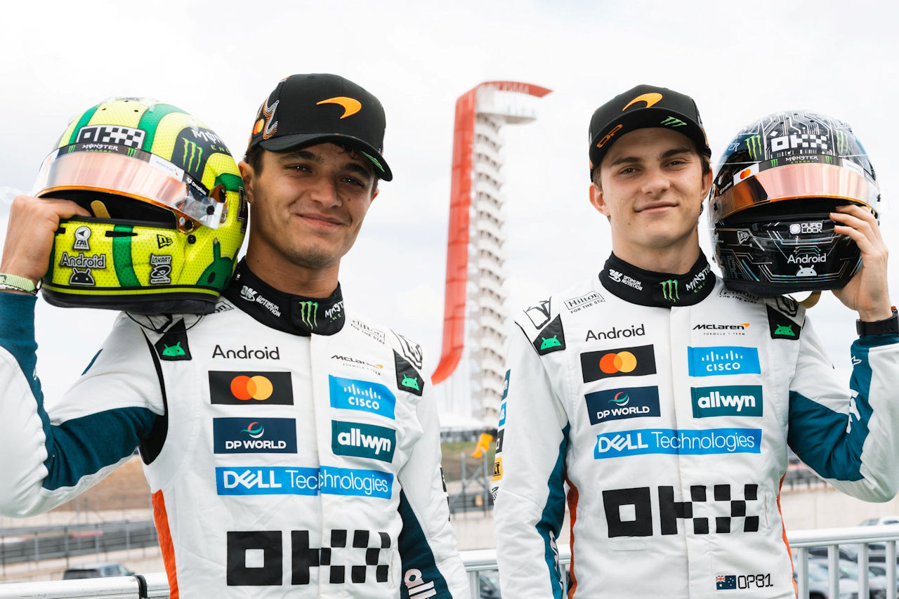 ランド・ノリスとオスカー・ピアストリ（マクラーレン）