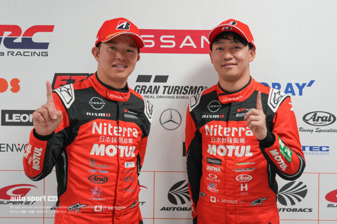 佐々木大樹と三宅淳詞（Niterra MOTUL Z）