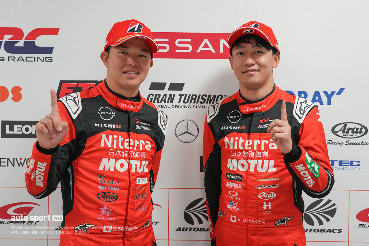 佐々木大樹と三宅淳詞（Niterra MOTUL Z）