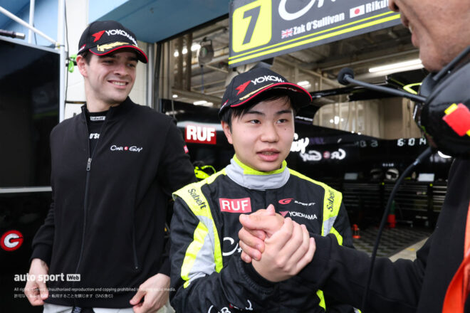 小林利徠斗とザック・オサリバン（CARGUY Ferrari 296 GT3）