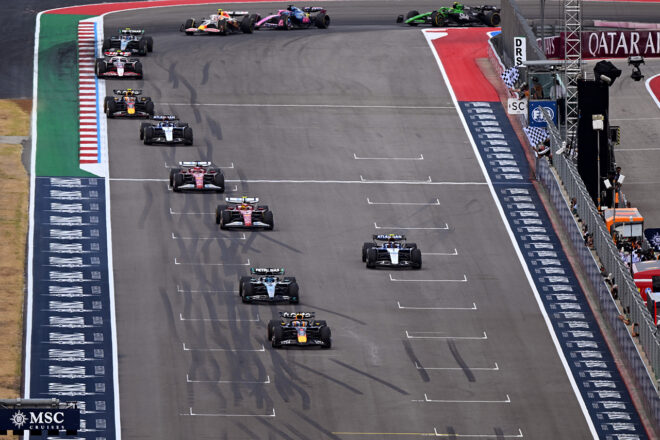 2025年F1第19戦アメリカGP　SCチェッカーとなったスプリント