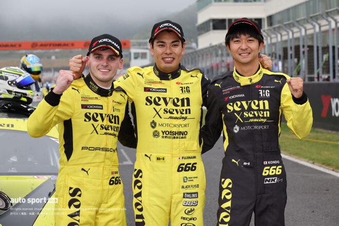 ハリー・キング／藤波清斗／近藤翼（seven × seven PORSCHE GT3R）