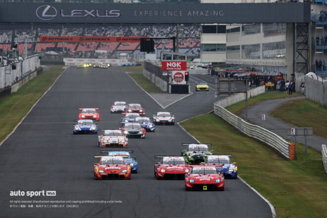 GT500クラス決勝スタート　2025スーパーGT第7戦オートポリス