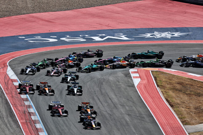 2025年F1第19戦アメリカGP　決勝のスタート