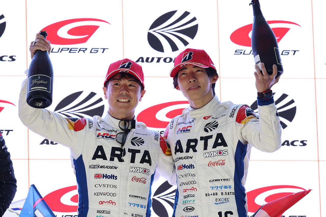 大津弘樹／佐藤蓮）（ARTA MUGEN CIVIC TYPE R-GT ＃16）