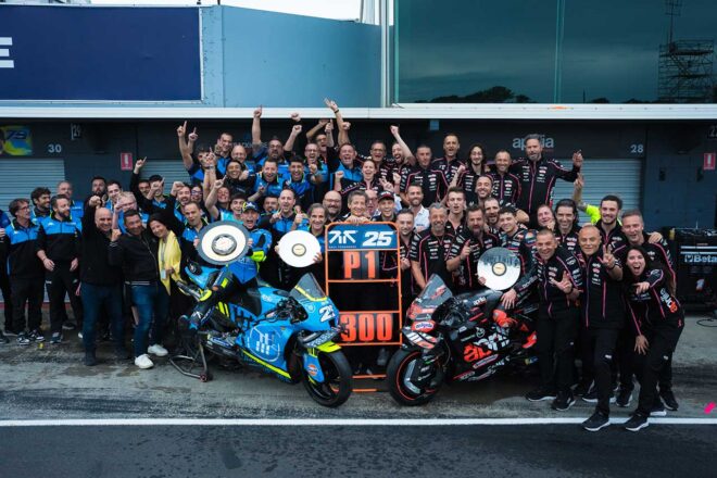 ラウル・フェルナンデス、MotoGP初表彰台が優勝に「まさか勝利を掴めるとは……。最後の5ラップは永遠のように感じた」／MotoGP第19戦オーストラリアGP