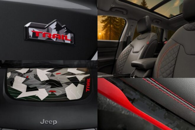 ジープ、ミッドサイズの3列7シーター『コマンダー』にレッドアクセントが映える限定車が登場