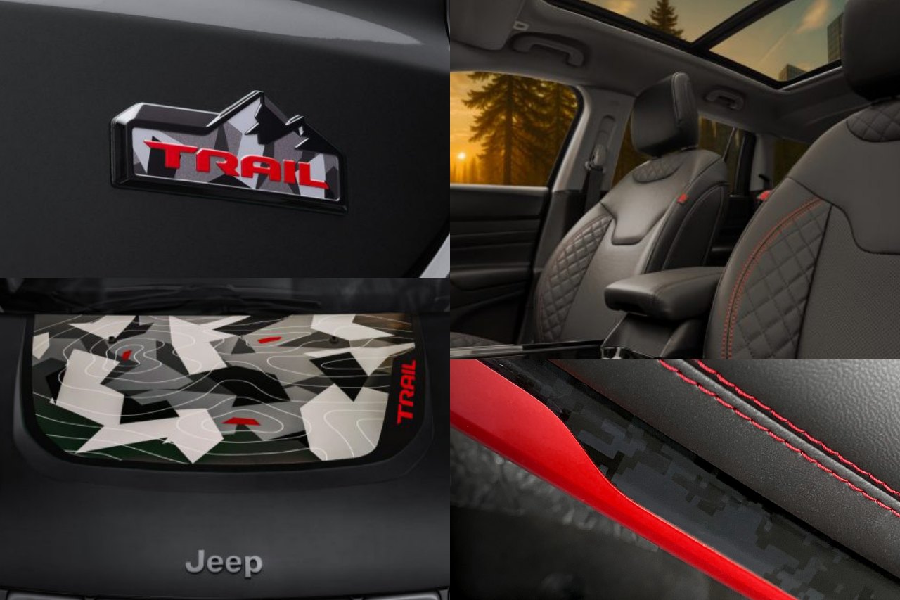 ジープ、ミッドサイズの3列7シーター『コマンダー』にレッドアクセントが映える限定車が登場