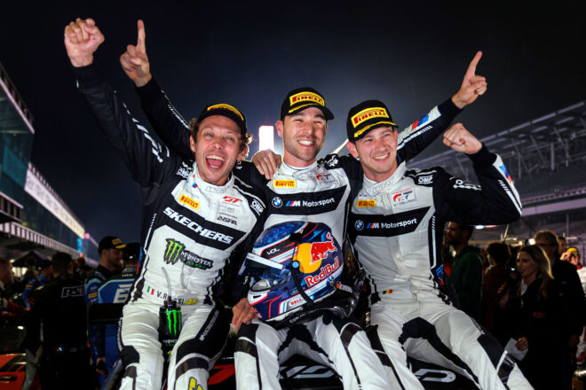 BMW＆ファン・デル・リンデが優勝でIGTCタイトル獲得。ロッシも前人未到の記録達成／最終戦インディアナポリス8時間