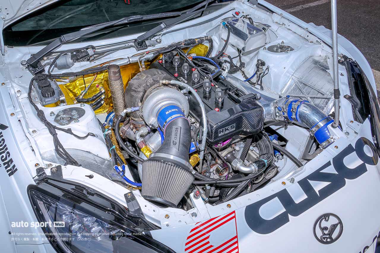 “トヨタ社員選手”のGR86解剖「ビッグシングルのタービンでも下からビンビンに回ります」／D1GP