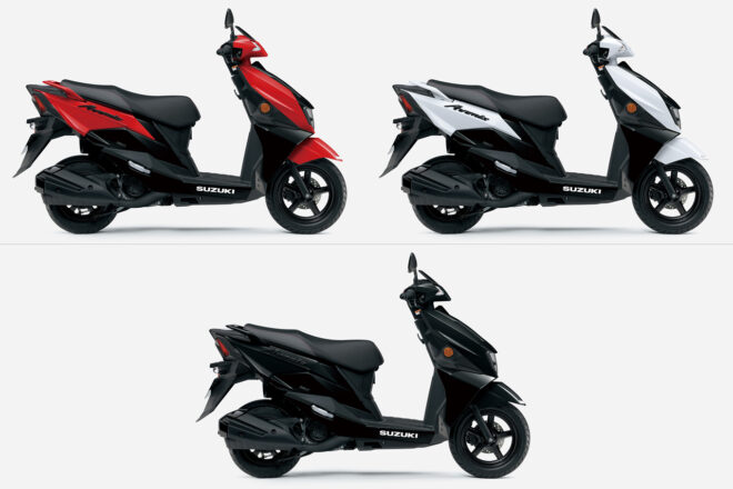 スズキ、軽二輪スクーター『アヴェニス125』のカラーを一新した最新モデルを発表。10月28日より発売