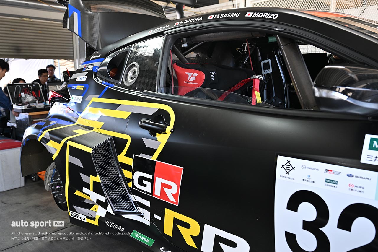 注目のミッドシップGRヤリス『TGRR GR Yaris M concept』が登場! S耐第6戦岡山の走り出しでいきなり速さみせる