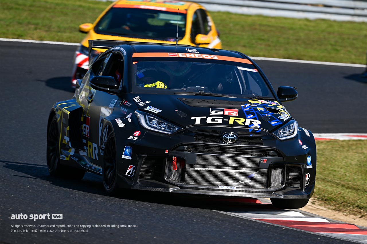 注目のミッドシップGRヤリス『TGRR GR Yaris M concept』が登場! S耐第6戦岡山の走り出しでいきなり速さみせる