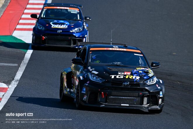 注目のミッドシップGRヤリス『TGRR GR Yaris M concept』が登場！ S耐第6戦岡山の走り出しでいきなり速さみせる