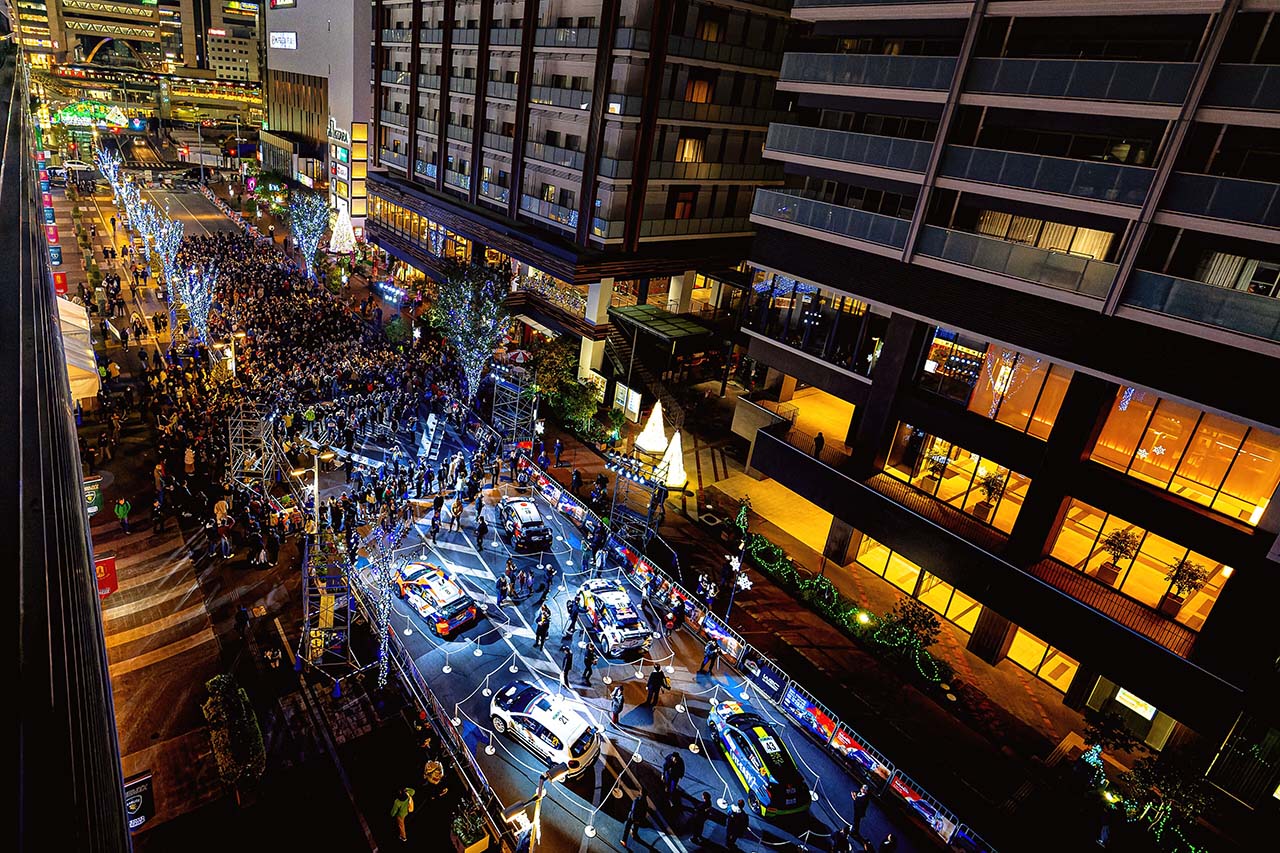 WRCラリーカーが今年も駅前パレードへ。ラリージャパン2025オープニングセレモニーが開催決定