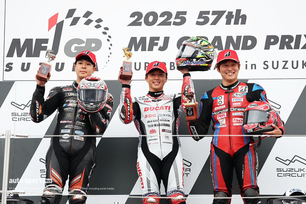 水野涼が得意の鈴鹿で今季2勝目。ポールシッターの浦本が2位／2025全日本ロード第7戦鈴鹿 JSB1000 レース1
