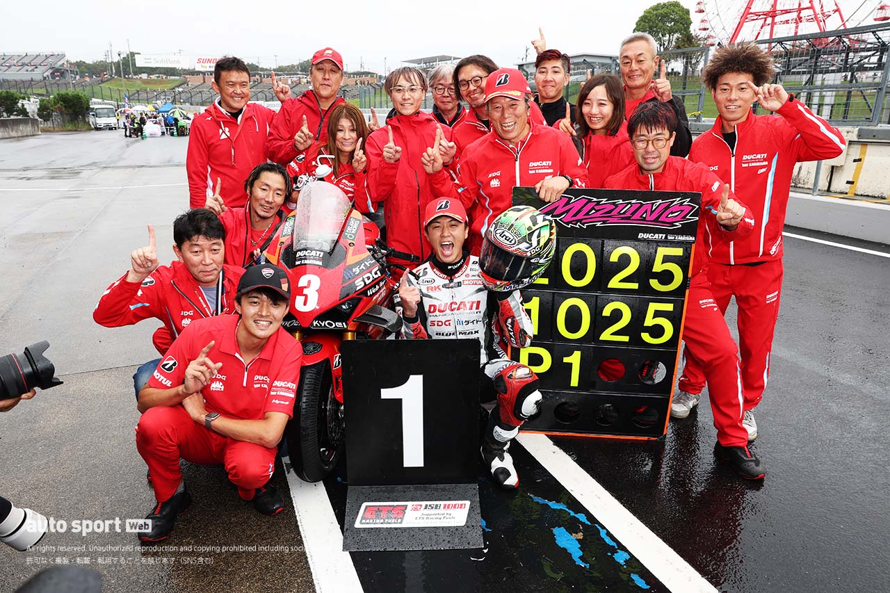 水野涼が得意の鈴鹿で今季2勝目。ポールシッターの浦本が2位／2025全日本ロード第7戦鈴鹿 JSB1000 レース1