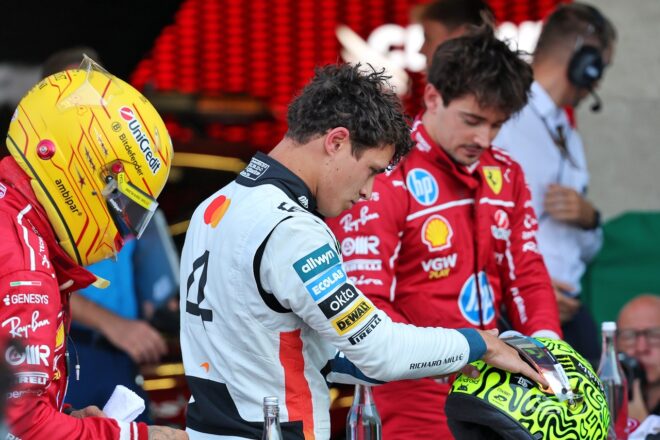 2025年F1第20戦メキシコシティGP　予選トップ3