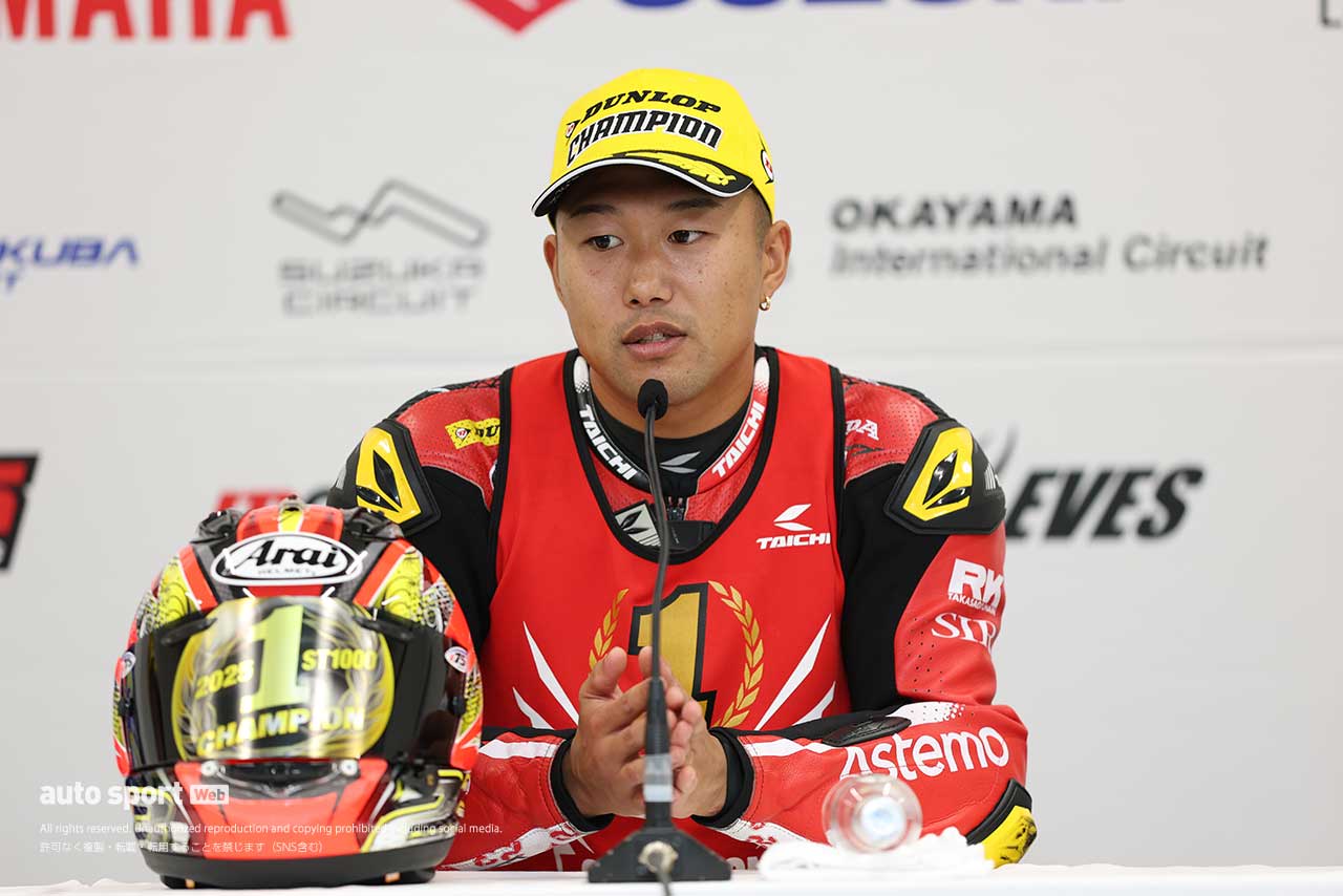 井手がクラス初優勝。羽田は3位でチャンピオン獲得／2025全日本ロード第7戦鈴鹿 ST1000 決勝