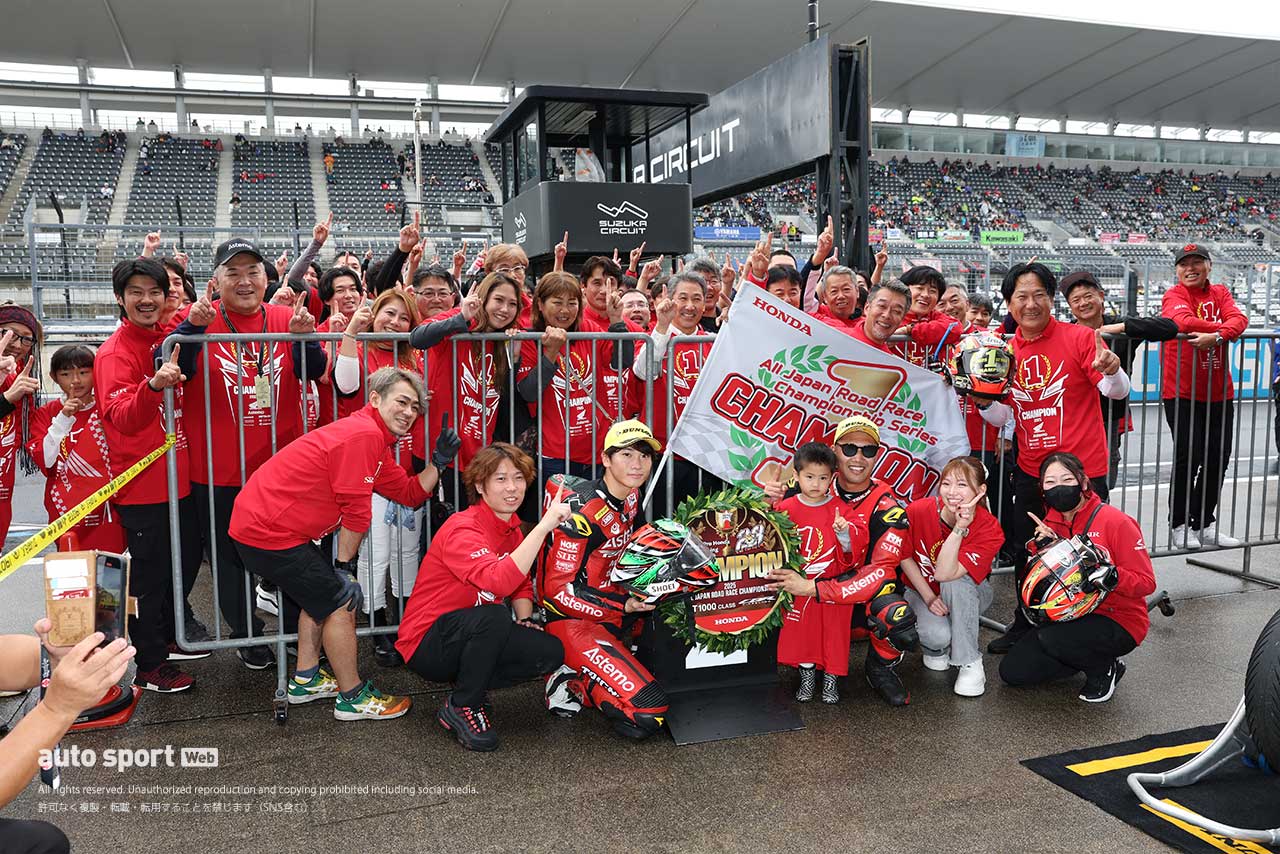 井手がクラス初優勝。羽田は3位でチャンピオン獲得／2025全日本ロード第7戦鈴鹿 ST1000 決勝