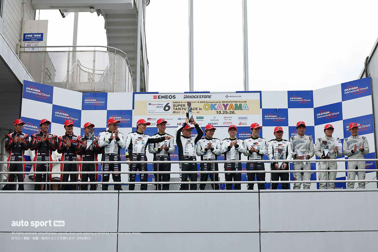 2025スーパー耐久第6戦岡山　ST-Qクラス表彰式
