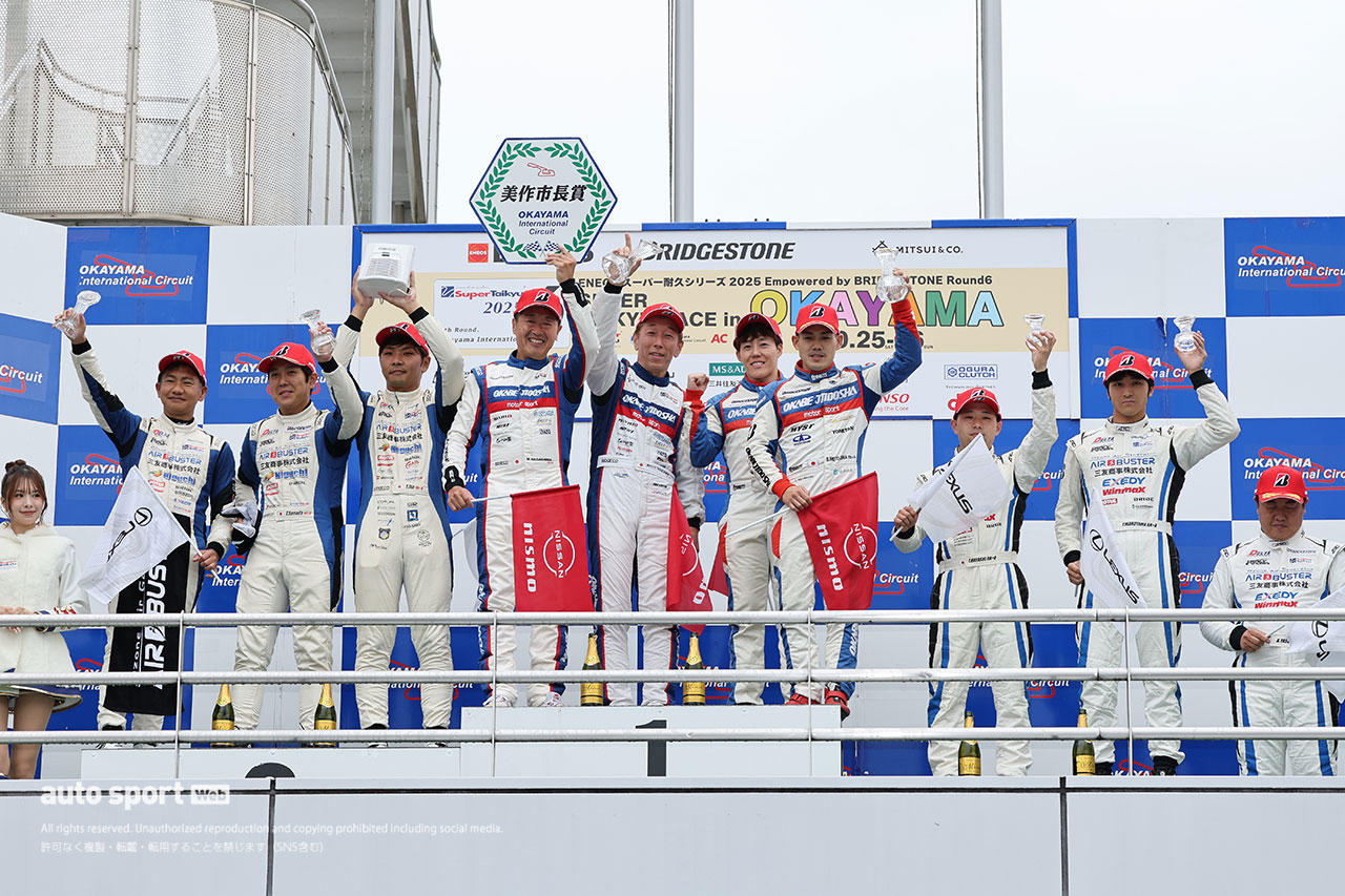 2025スーパー耐久第6戦岡山　ST-3クラス表彰式