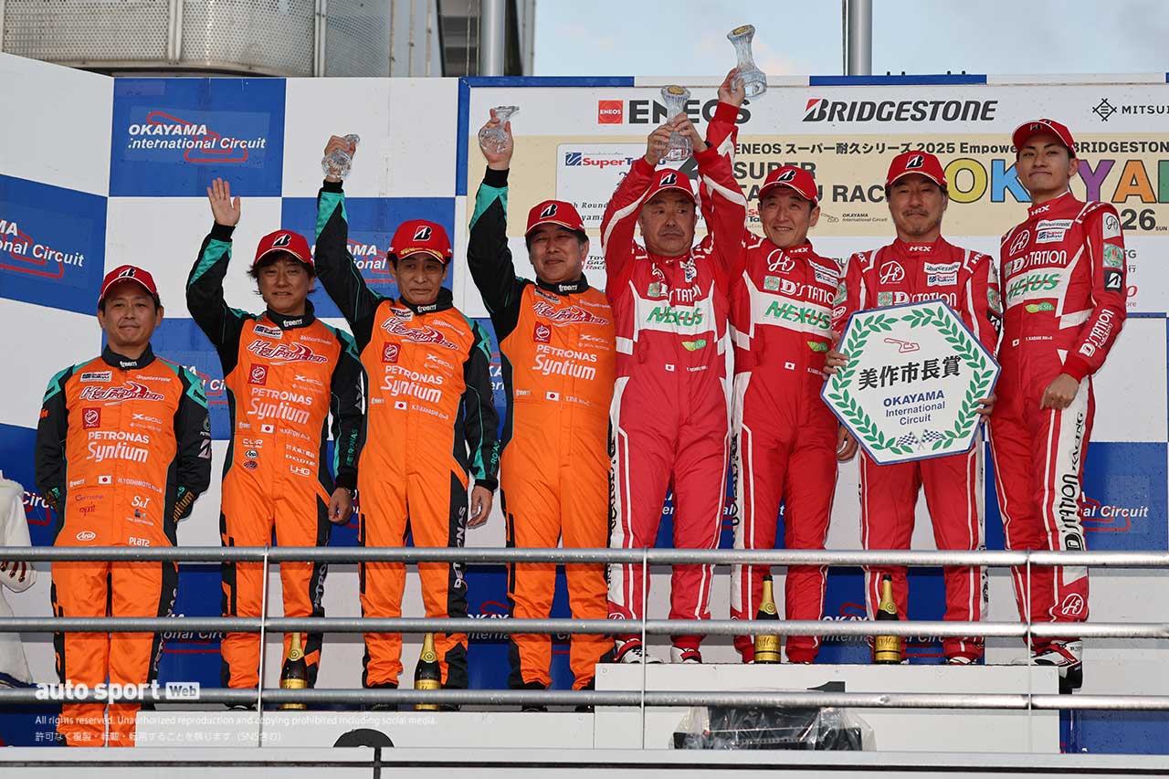 2025スーパー耐久第6戦岡山 ST-1クラス表彰式