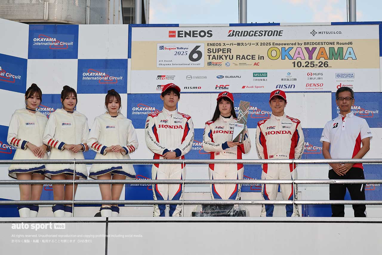 2025スーパー耐久第6戦岡山 ST-Qクラス表彰式