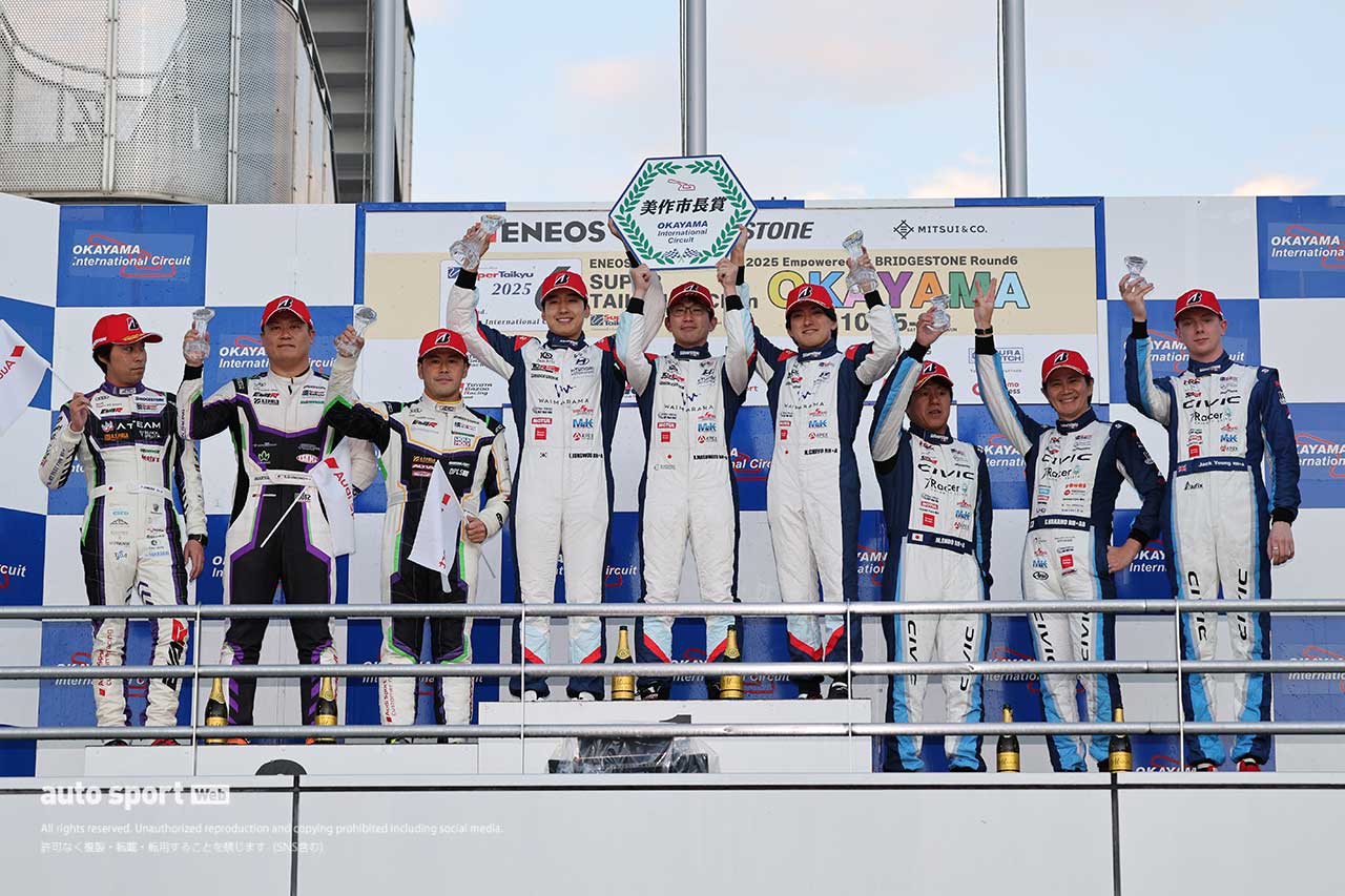 2025スーパー耐久第6戦岡山 ST-TCRクラス表彰式