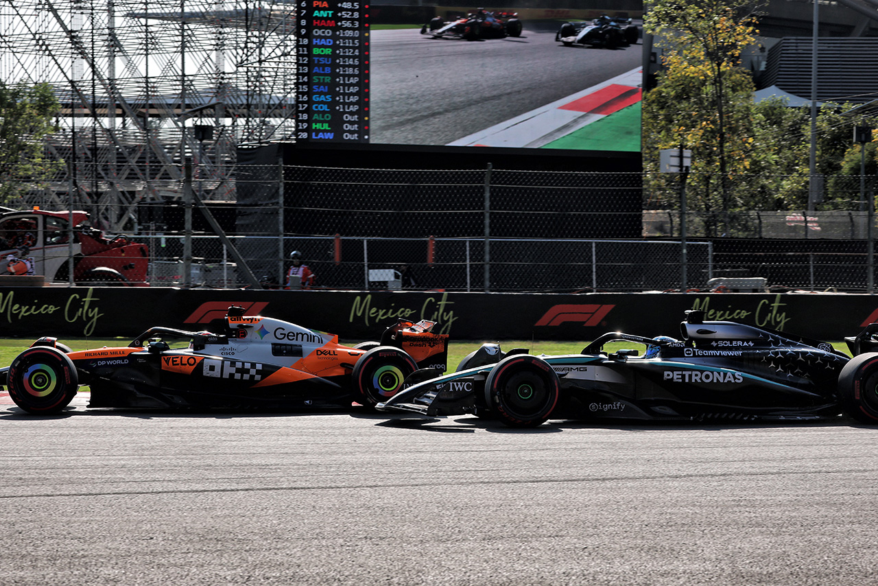 オスカー・ピアストリ（マクラーレン）＆ジョージ・ラッセル（メルセデス）