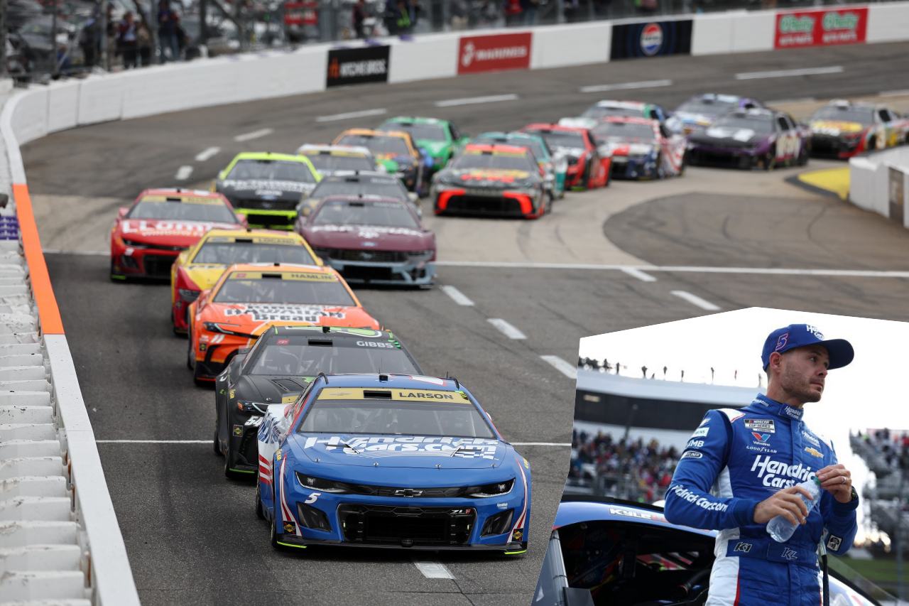 勝利必達のバイロンがペンスキーを撃破。僚友ラーソンも最後のひと枠に滑り込み／NASCAR第35戦