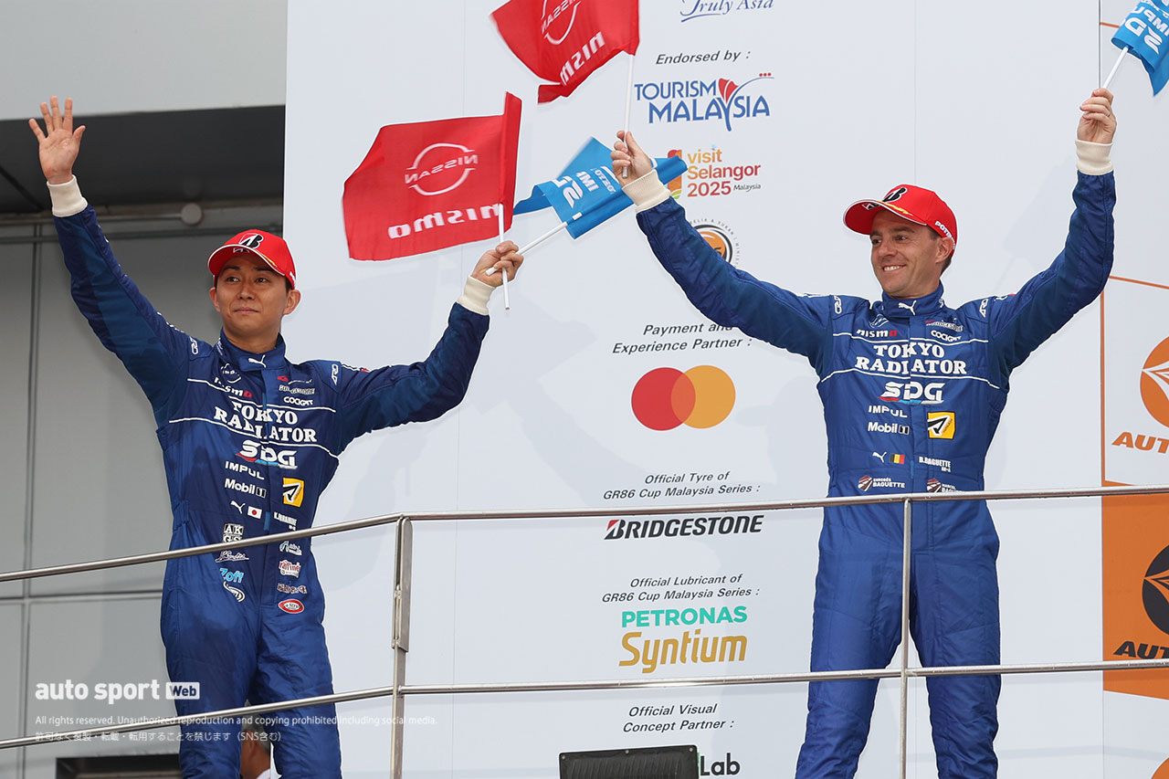 平峰一貴とベルトラン・バゲット（TRS IMPUL with SDG Z）