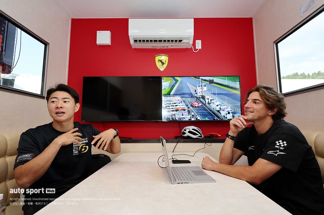 GT300コンビ対談 片山義章×ロベルト・メリ
