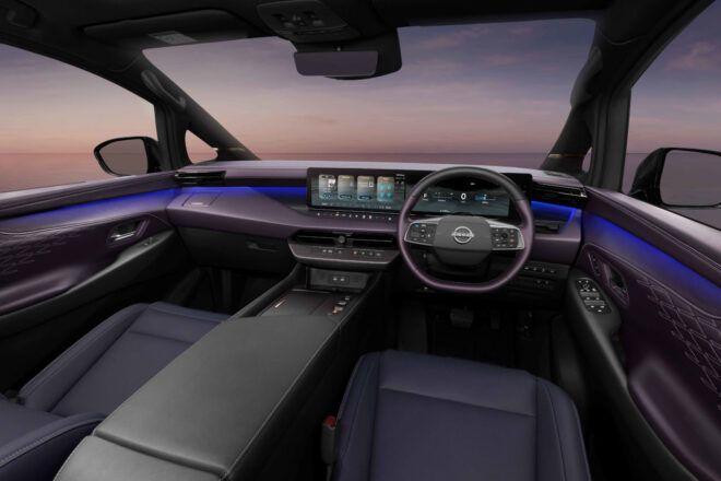 ニッサンが新型『エルグランド』をジャパンモビリティショー2025で先行公開。リニアモーターカーをイメージ