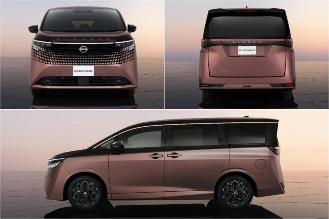 ニッサンが新型『エルグランド』をジャパンモビリティショー2025で先行公開。リニアモーターカーをイメージ