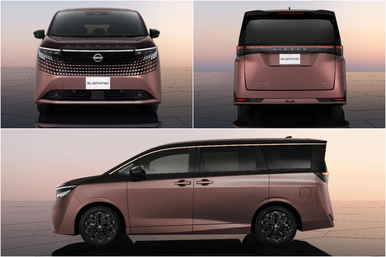 ニッサンが新型『エルグランド』をジャパンモビリティショー2025で先行公開。リニアモーターカーをイメージ