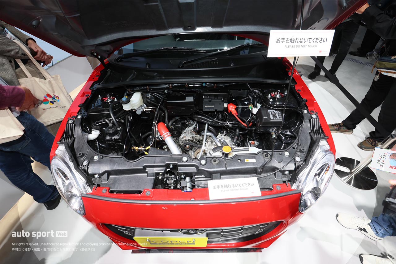 次期コペンはFR化確定!? ダイハツ、ジャパンモビリティショーでコンセプトモデル『K-OPEN』を初公開