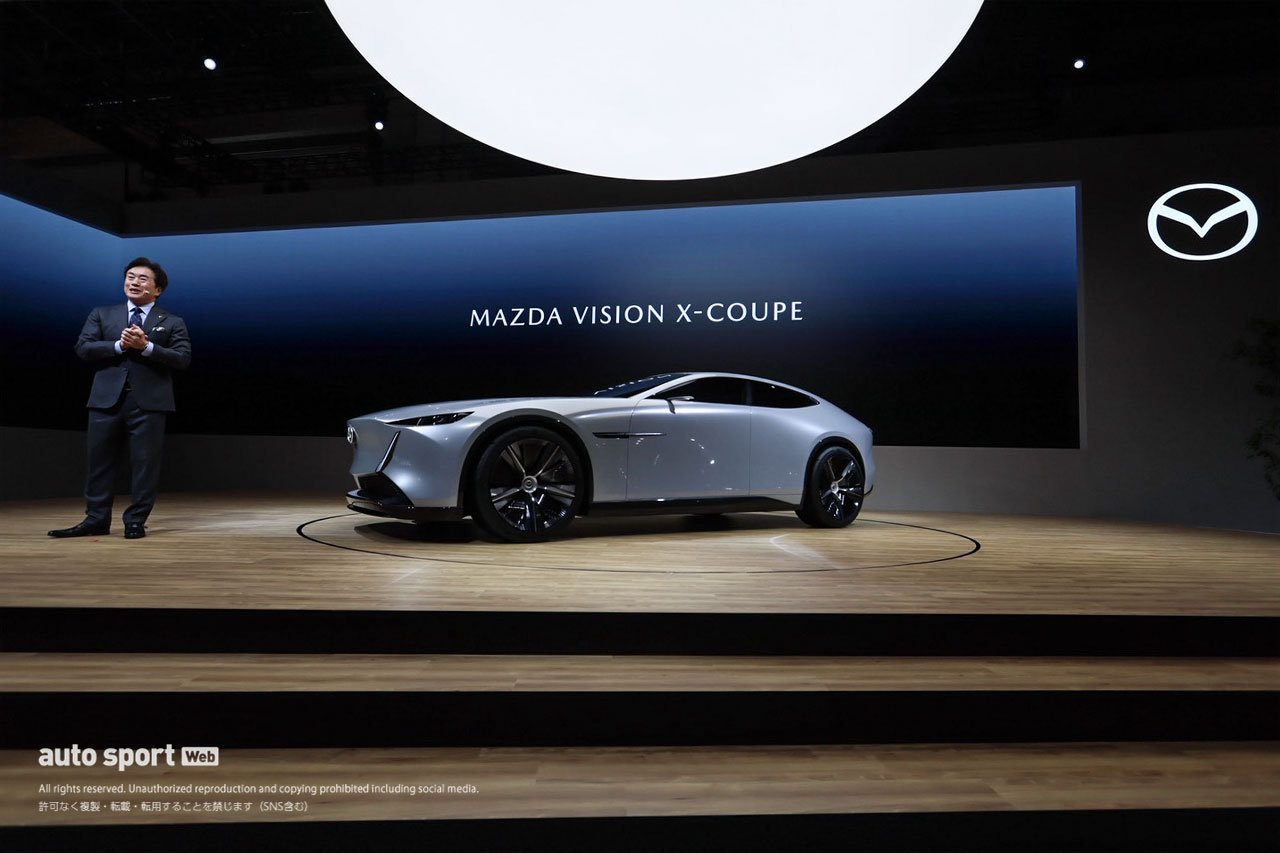 『VISION X-COUPE』は2ローターロータリーターボ＋PHEVで510馬力。マツダ、モビリティショーで2台を世界初公開