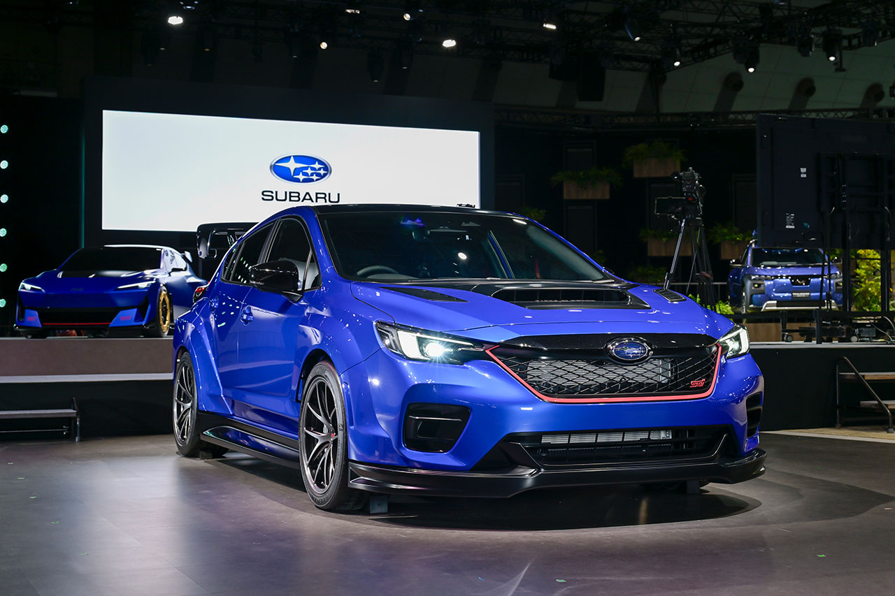 スバル新世代を牽引するバッテリーEV、内燃機関ベースのSTIコンセプトモデル2台がモビリティショーで世界初公開