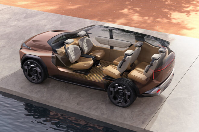 ミツビシ、PHEV搭載のSUV『エレバンス・コンセプト』を世界初披露。クルマで過ごす時間の上質さを追求／ジャパンモビリティショー2025