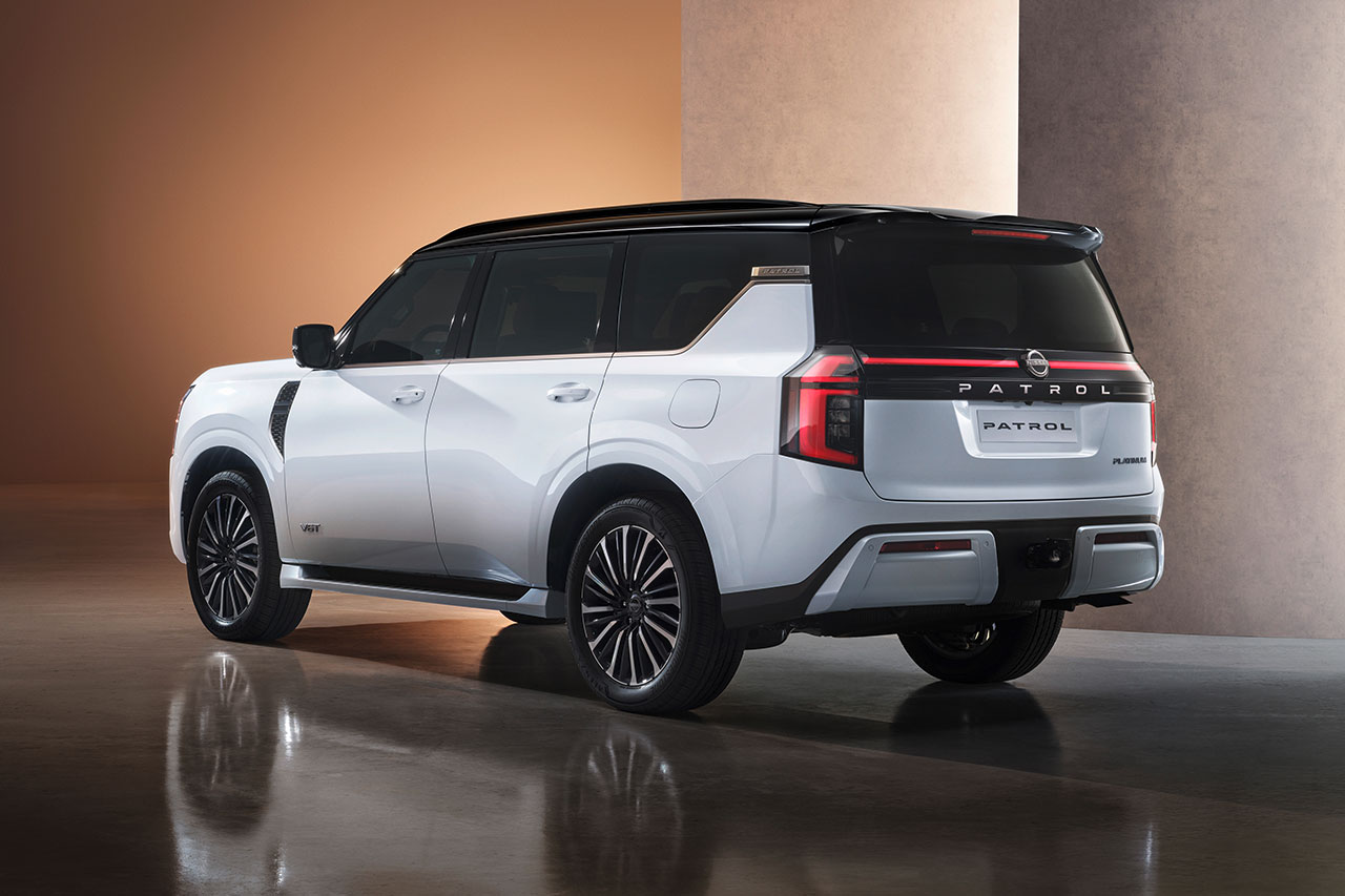 ニッサン、大型SUV『パトロール』の日本導入をモビリティショーで発表。アリアのマイナーチェンジモデルも初公開