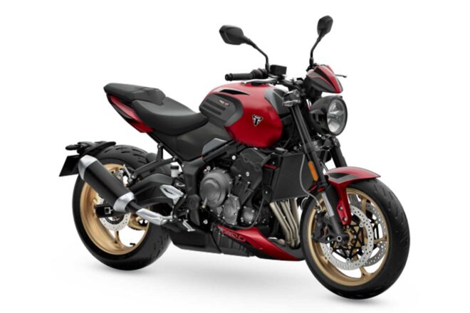 トライアンフ、新型トライデント800を世界初公開。新設計798cc3気筒エンジンで115PSを発揮