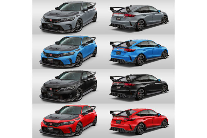無限からシビック・タイプR用パーツ群『グループB』が登場。専用開発でサーキット走行に特化
