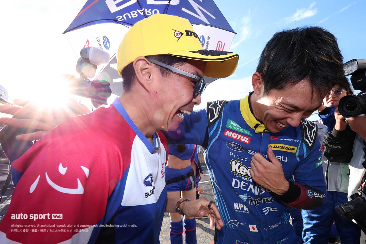 井口卓人と山内英輝（SUBARU BRZ R＆D SPORT）